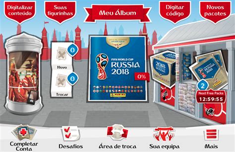 album virtual copa do mundo 2018 click jogos